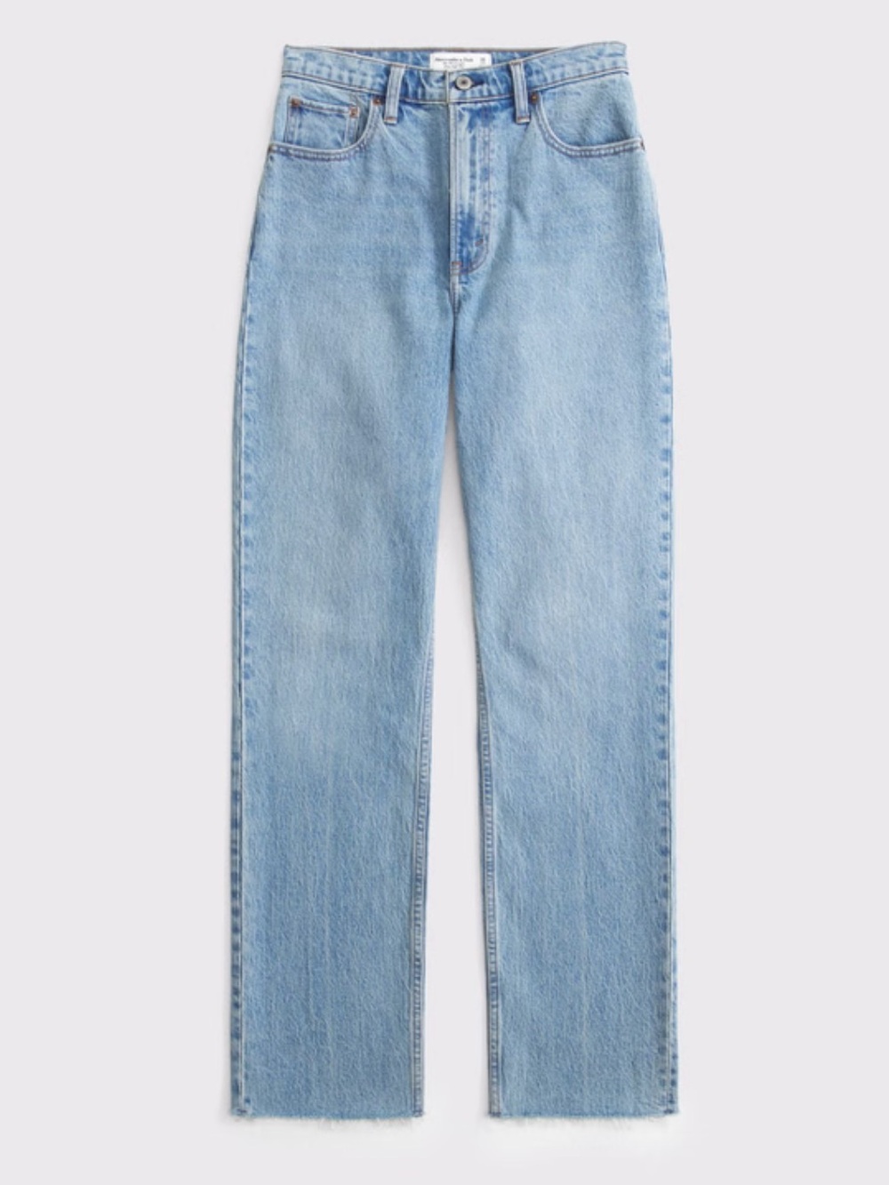 Abercrombie & Fitch Light Wash Straight Leg Jeans